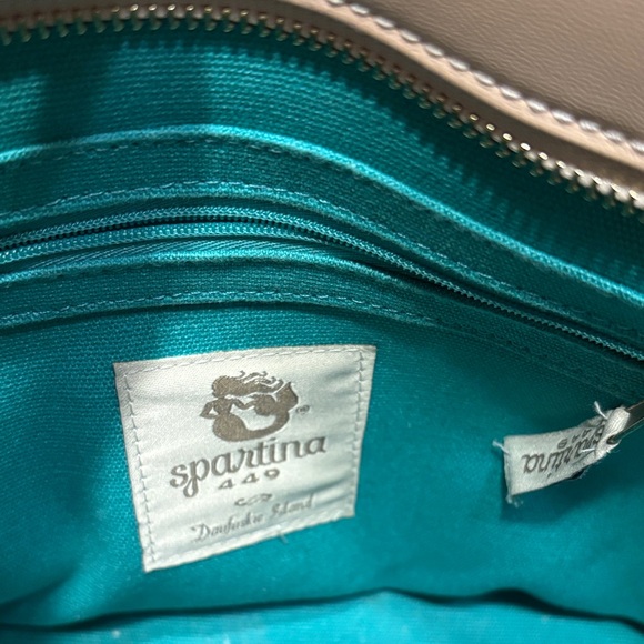 Spartina 449 Tennessee Tote in Green and Tan - Picture 6 of 6